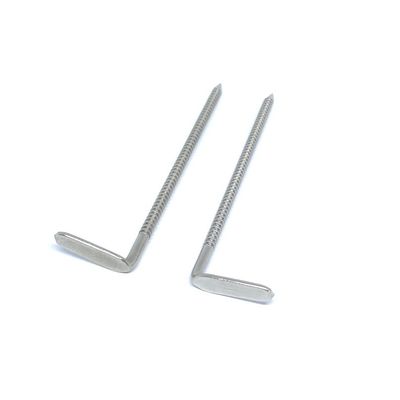Opgepoetst 304 de Hoekhoofd van Roestvrij staalring shank nails with right