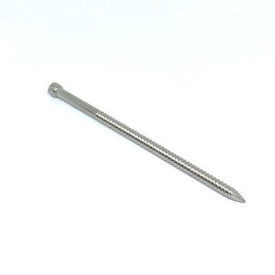4.0X90MM Vlakke Verloren Hoofd Ringvormige Ring Shank SS Spijkers voor Hout