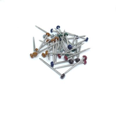 2.0X40mm Buiten Anti UV Plastic Hoofdspijkers met Ring Shank